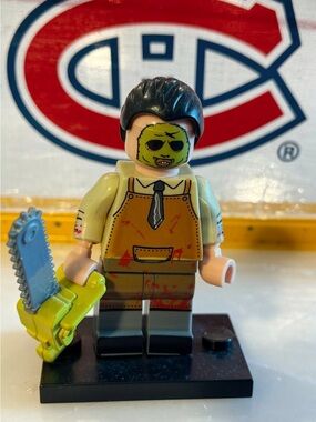 Leather Face Texas Chainsaw Halloween Horror Movie Minifigures Toy Figure